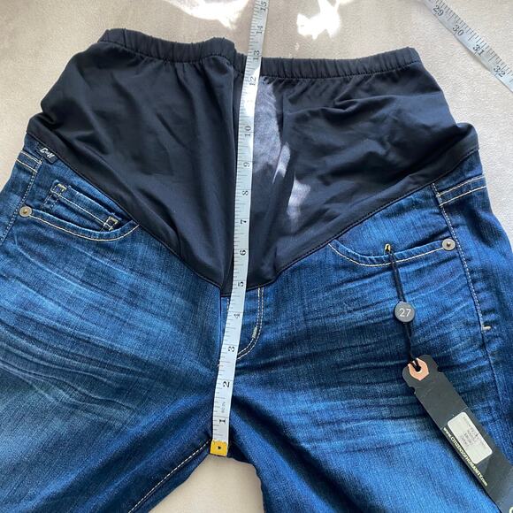 Citizens of Humanity NWT Maternity Dita Petite Bootcut Jeans Size 27 Belly Panel - Picture 8 of 10